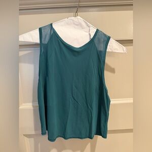 Lululemon sculpt cropped tank - hunter green